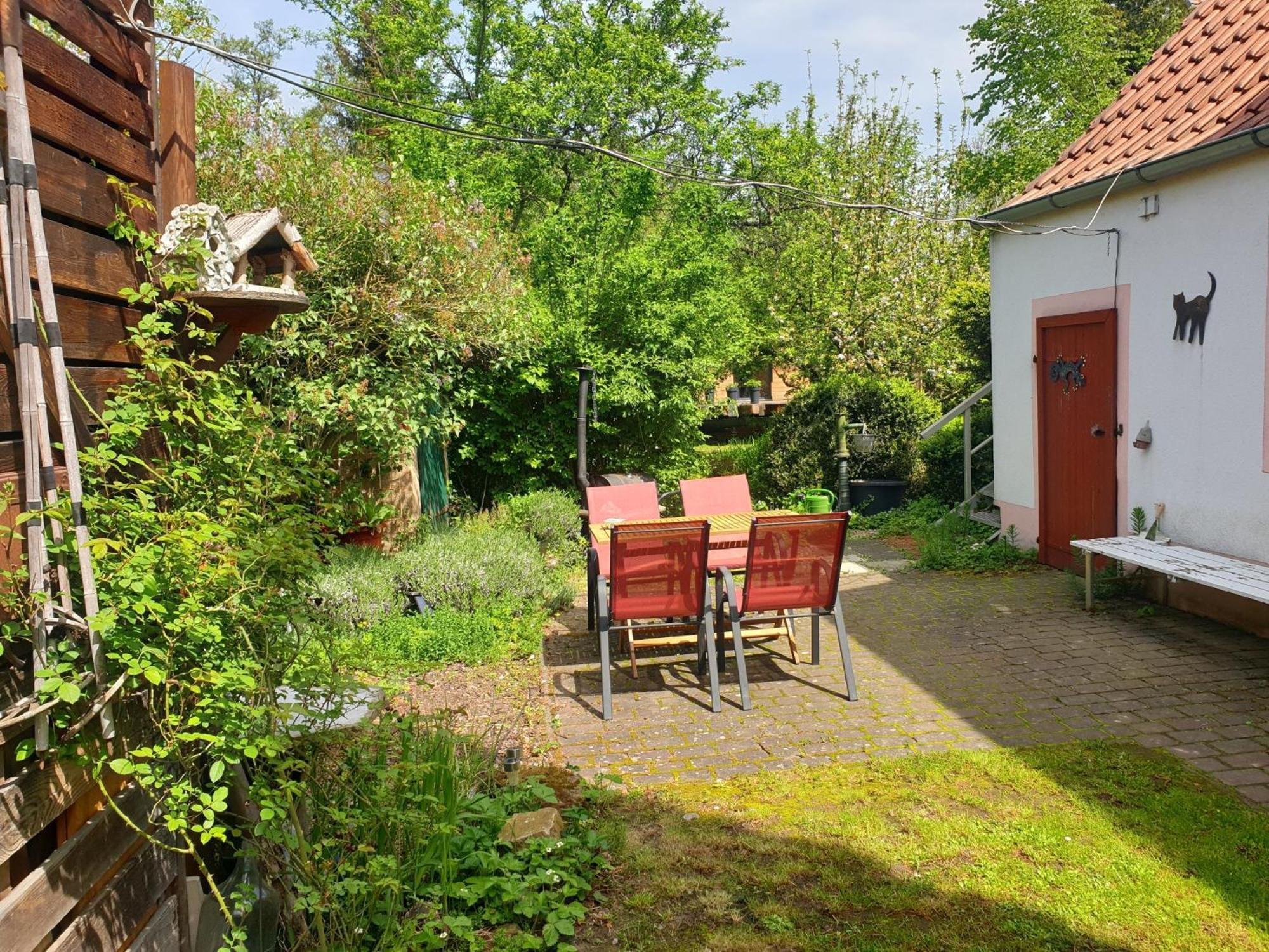 Unser Obervolkacher Ferienhaus-einfach gemütlich! Exterior foto